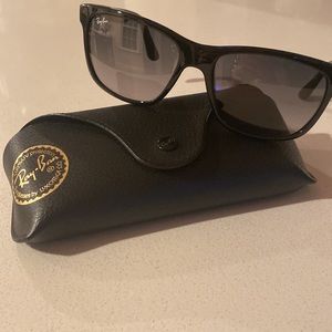 Ray Ban RB4181 Sunglasses-601/71, Black Frame/Gray Gradient Lens